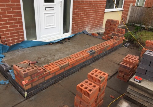 Quarter Way through brick porch Bootle
