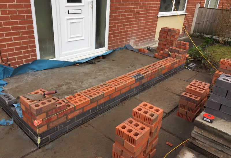 Quarter Way through brick porch Bootle