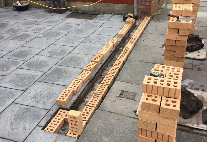 Start of Garden Wall Netherton