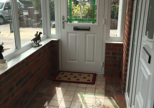 Door of a porch extensions bootle